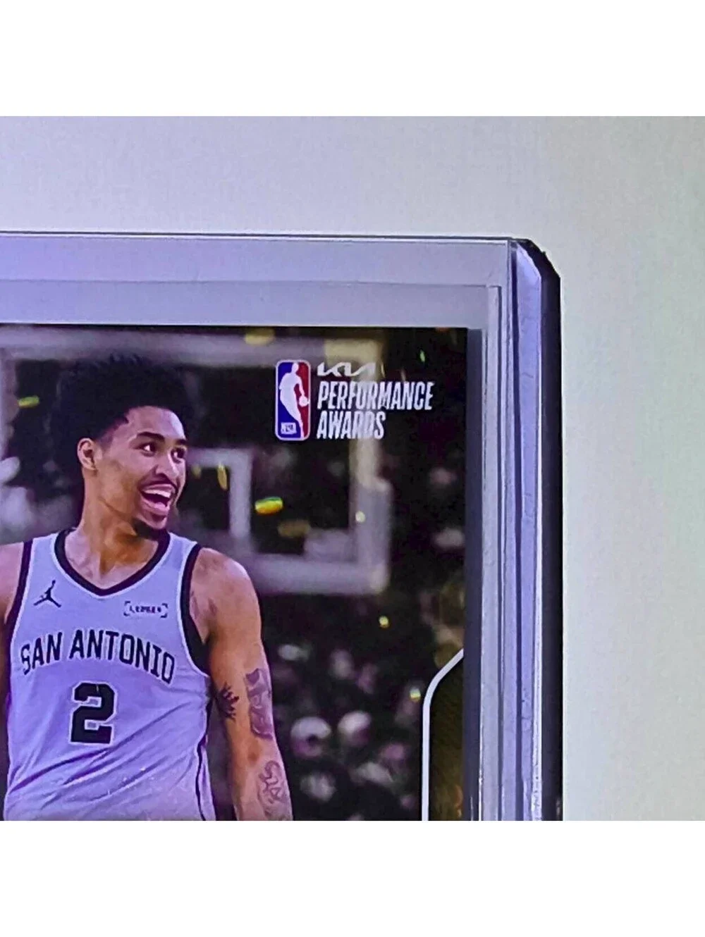 Dylan Harper Rookie 2025-26 Topps Now NBA All-Rookie 1st Team 34/50 Gold Spurs